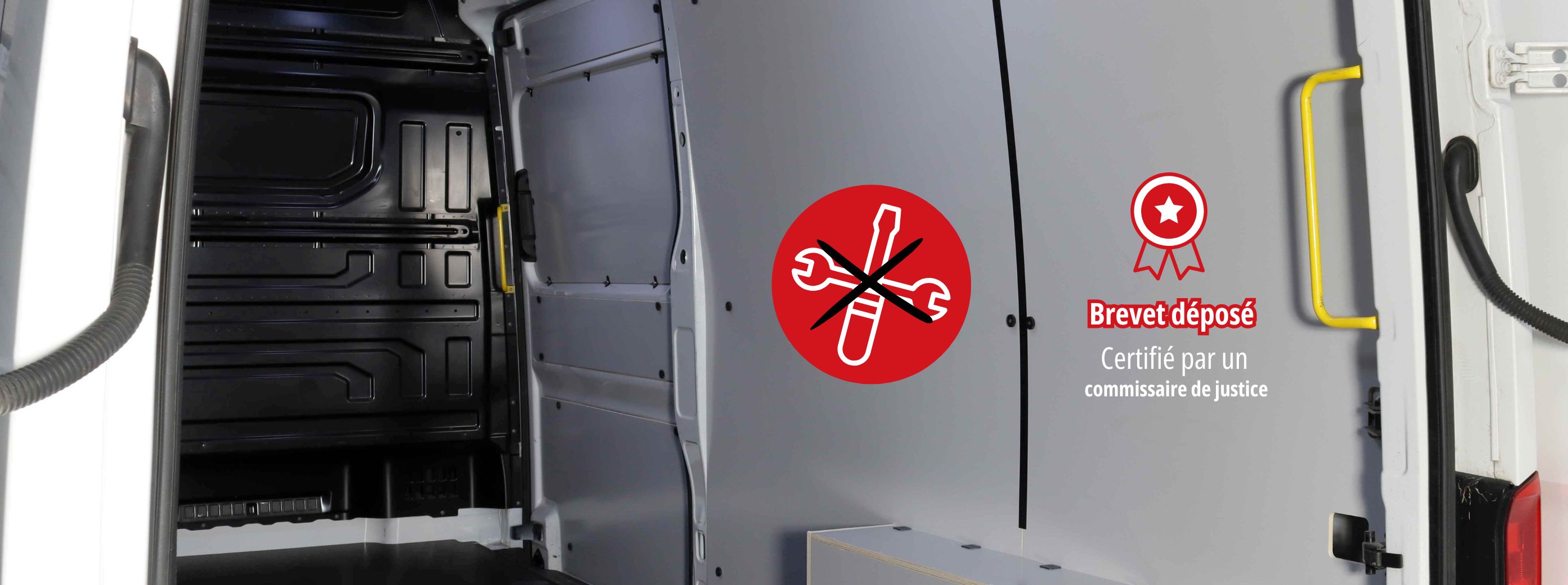Kit de protection démontable sans outils